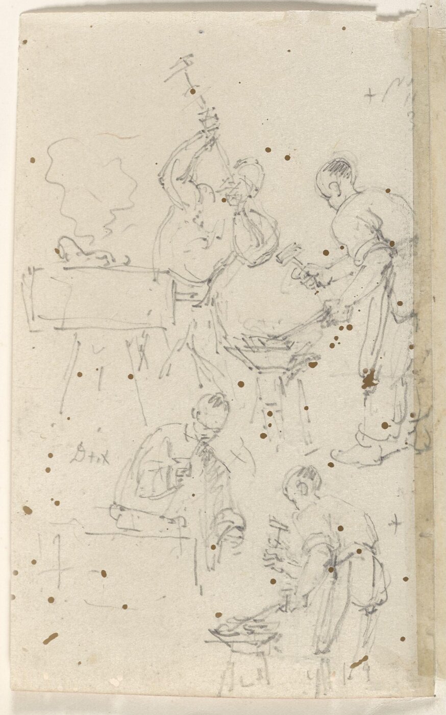 George Chinnery, Two figure sketches