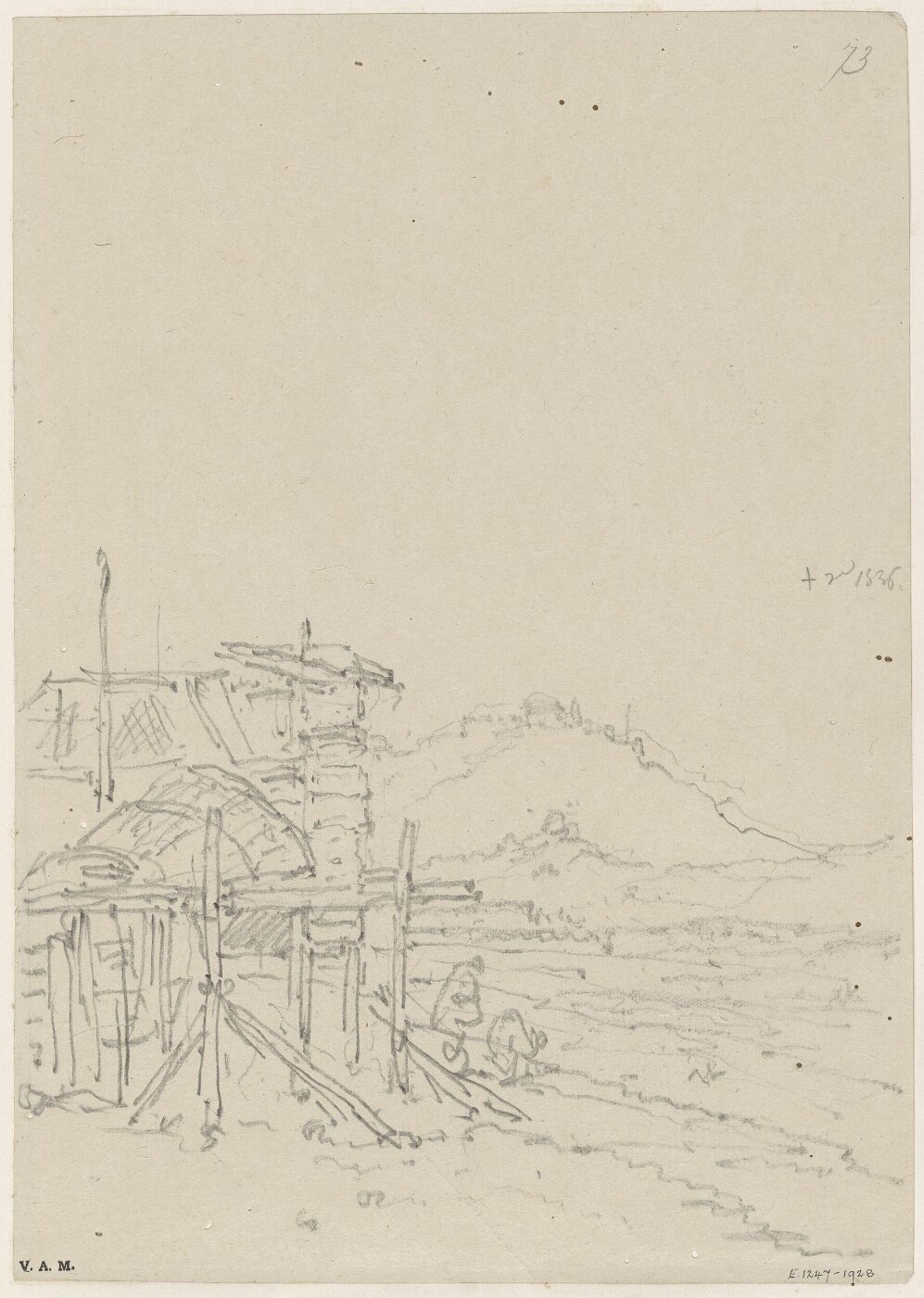 George Chinnery, Boat dwellings, Macau