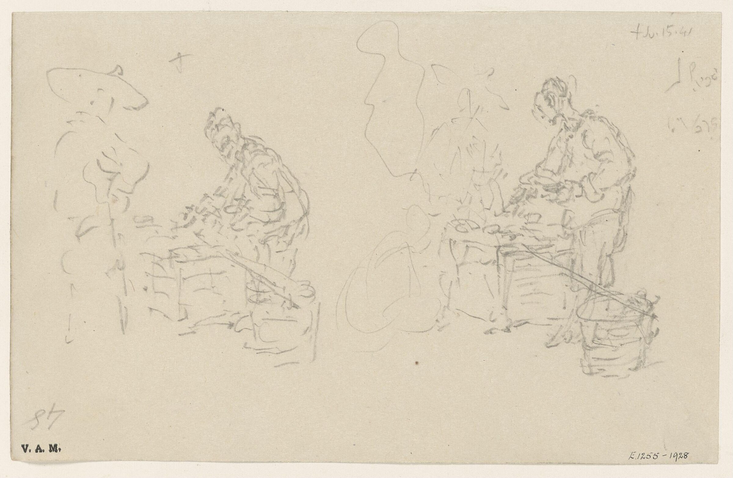 Chinese food vendors and customers, George Chinnery, 15/071841