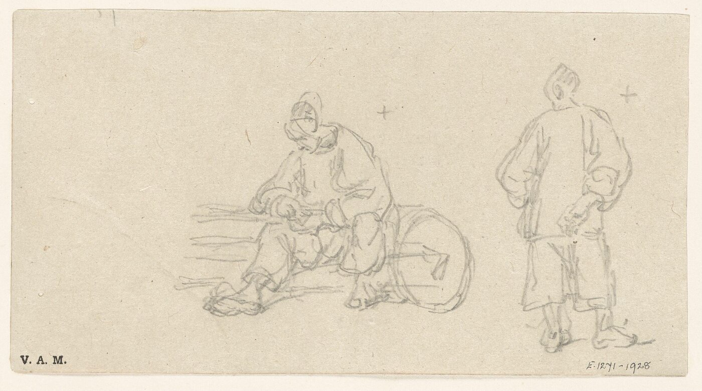 George Chinnery, Two studies of Chinese figures