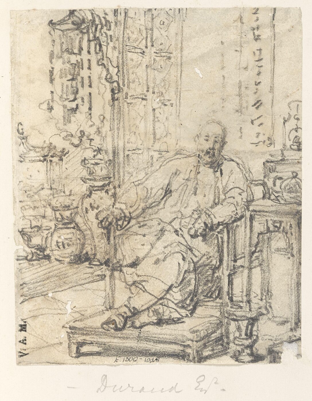 George Chinnery, The 'hong merchant' Mowqua