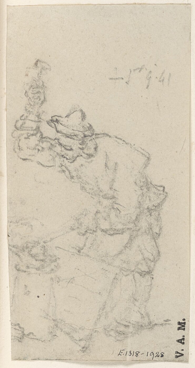 George Chinnery, A Chinese blacksmith with raised hammer