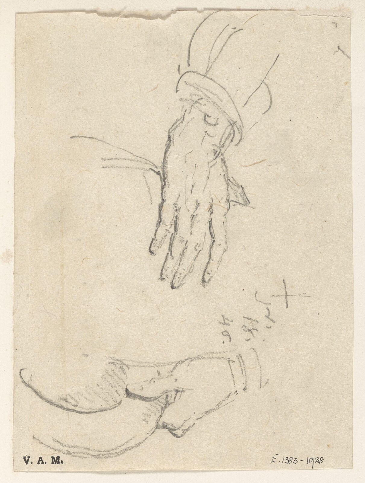Studies of hands, George Chinnery, 18/01/1846