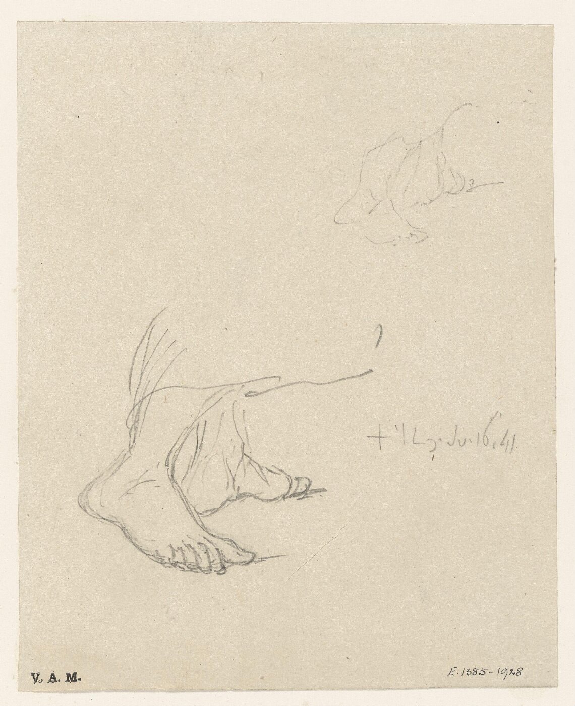 George Chinnery, Studies of feet and ankles