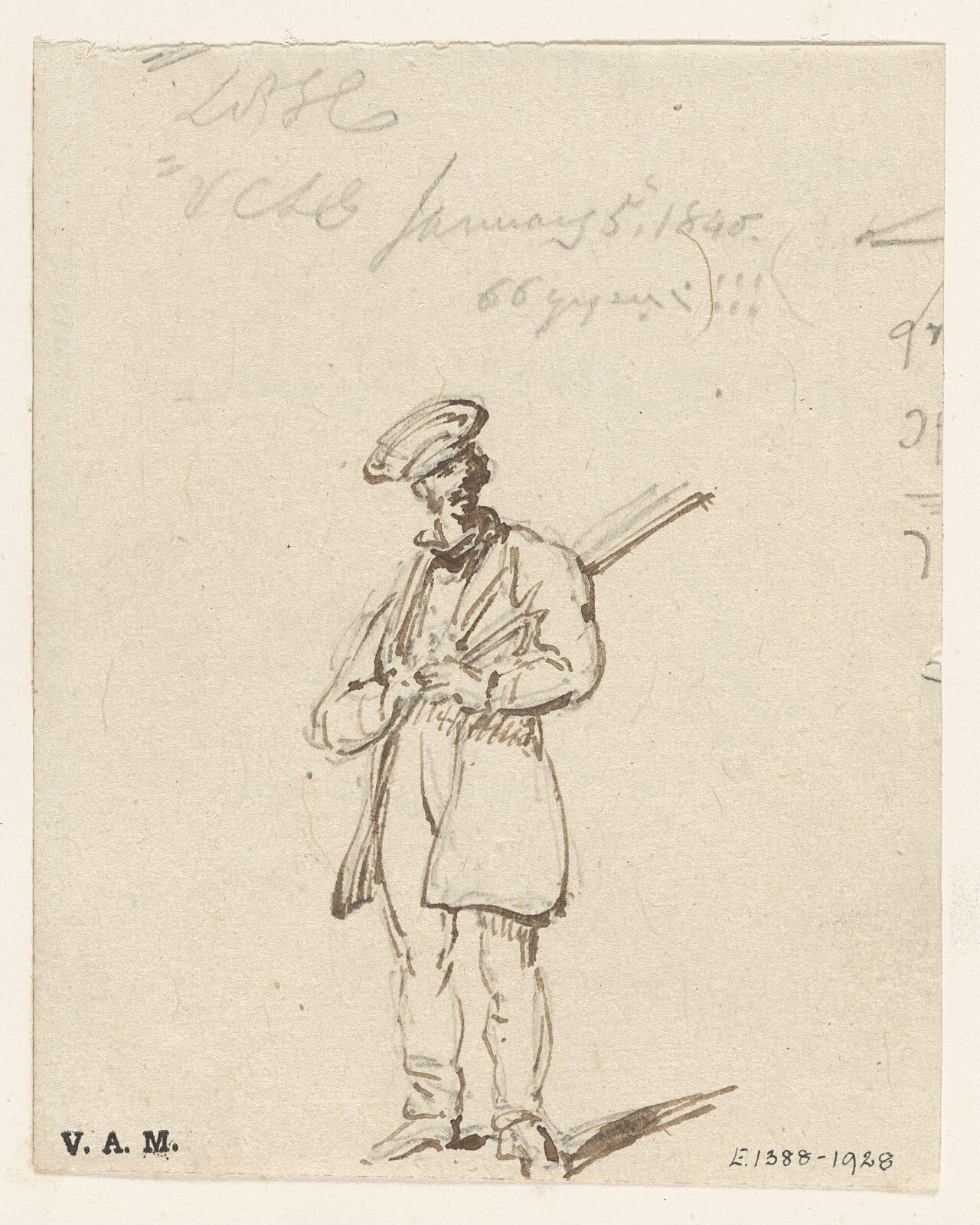 A soldier, Macau, George Chinnery, 05/01/1840