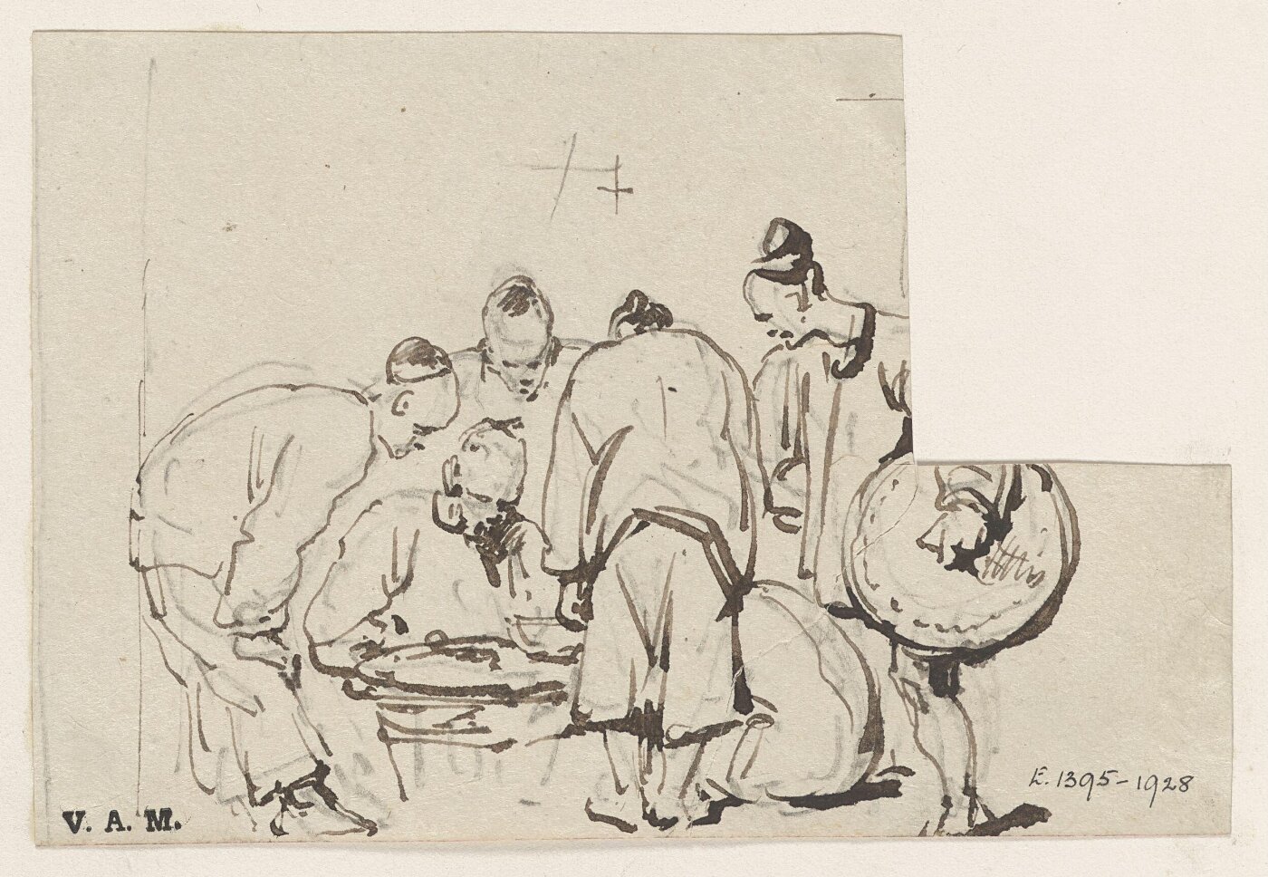 George Chinnery, A group of six Chinese figures