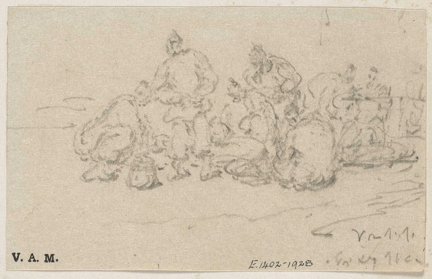 George Chinnery, Groups of Chinese figures