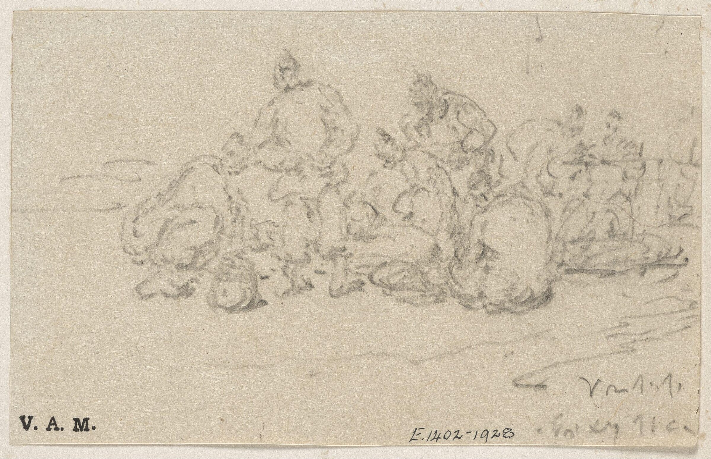 Groups of Chinese figures, George Chinnery, 1774-1852