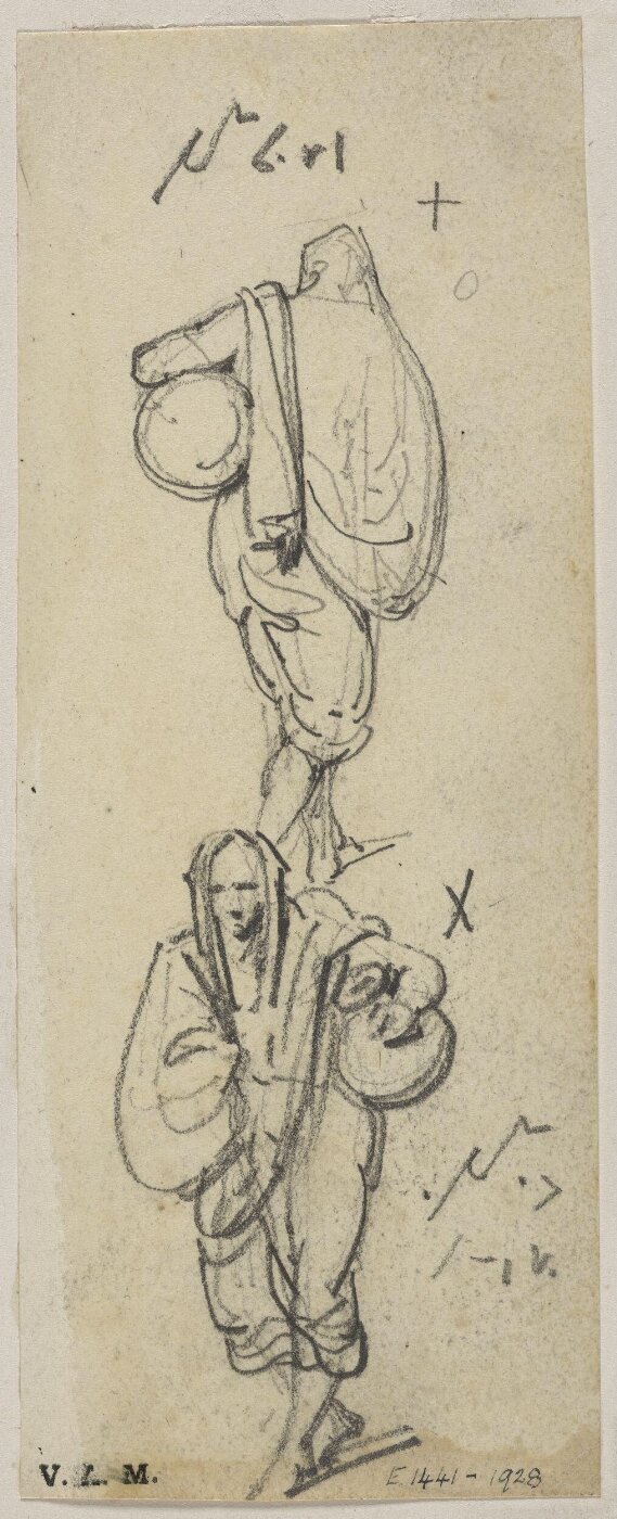 George Chinnery, Two sketches of Indian women