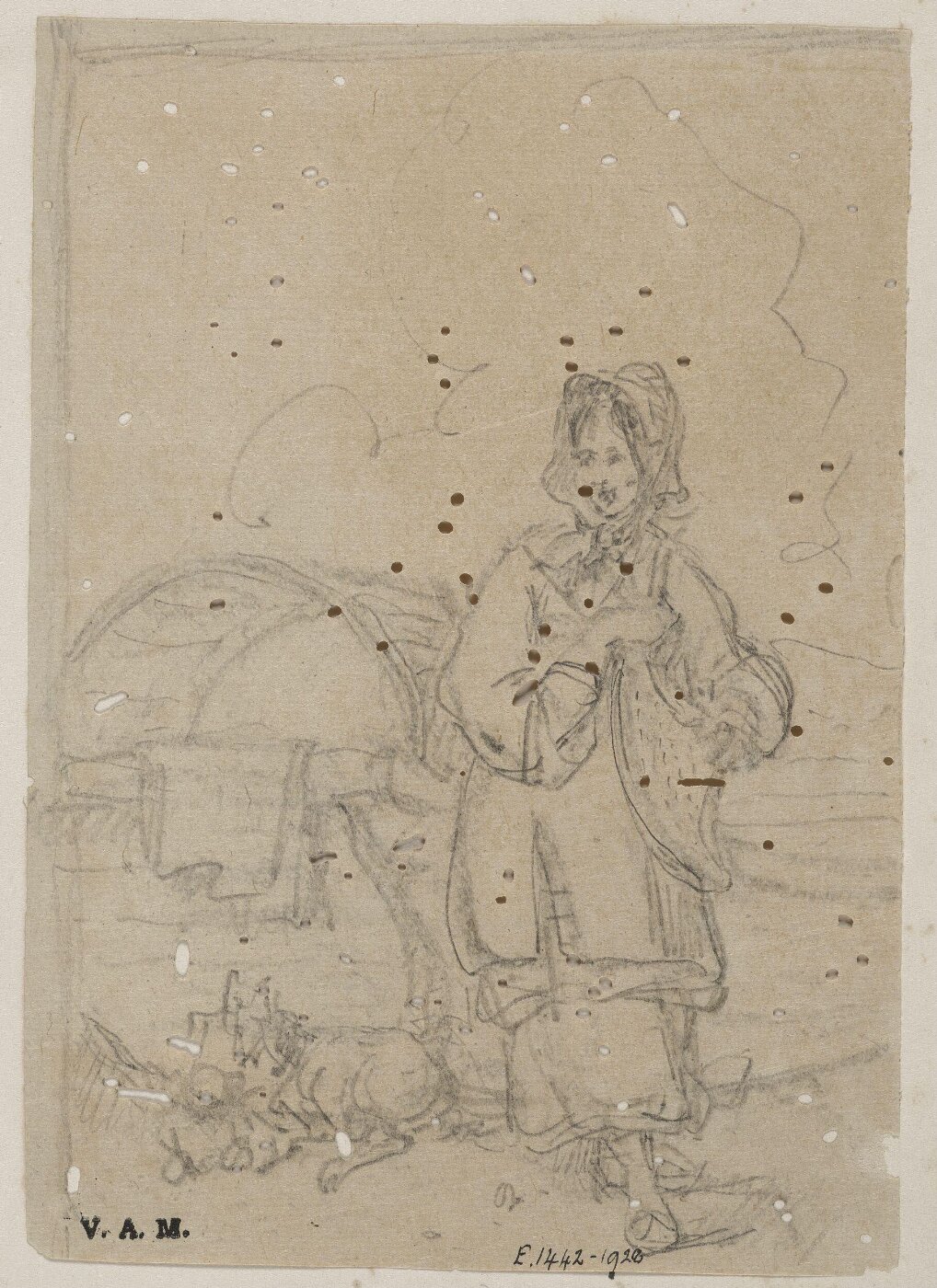 George Chinnery, A boatwoman by her dwelling