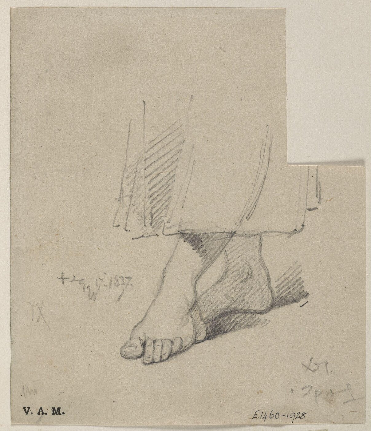 George Chinnery, A woman's ankles and feet