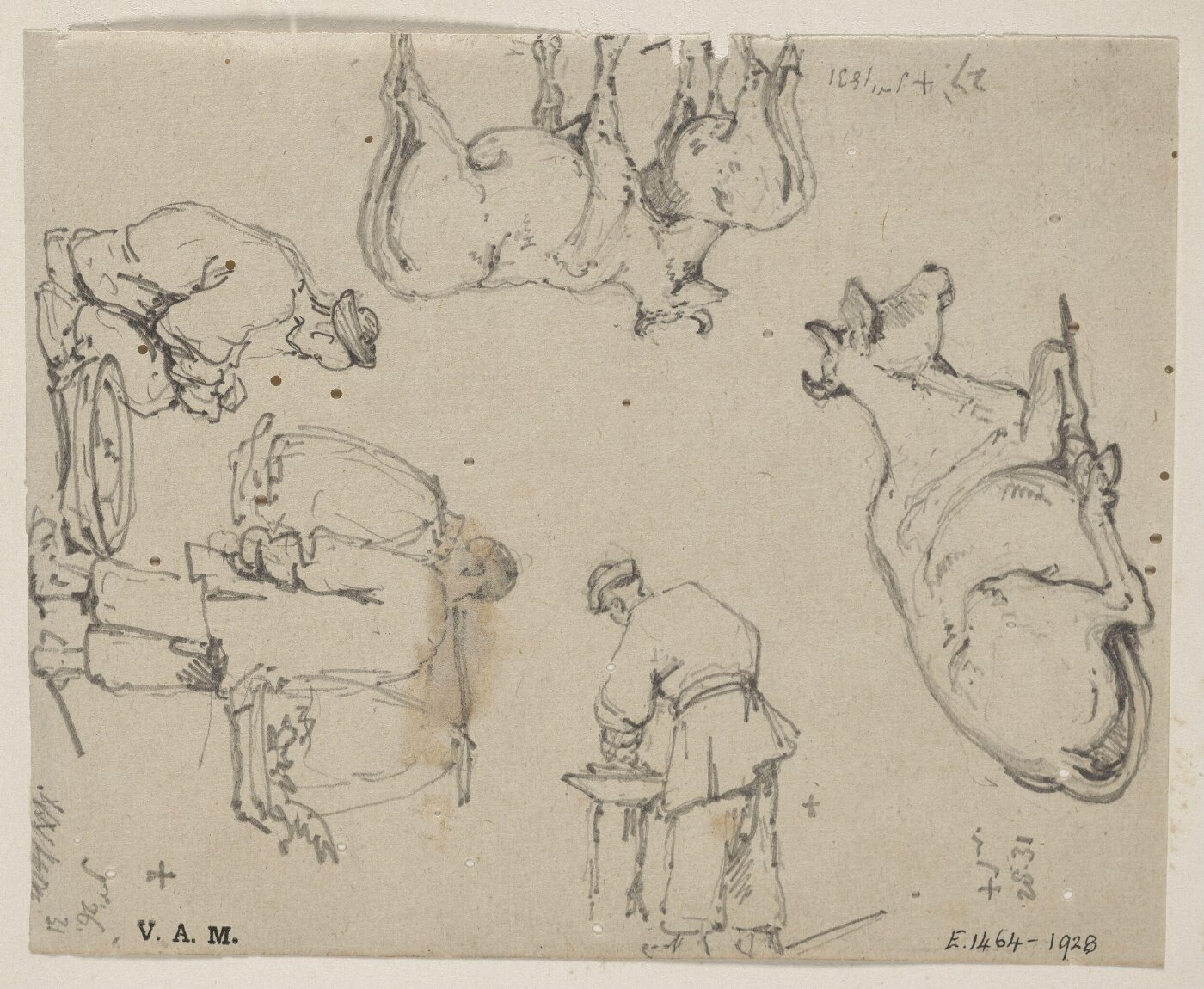 George Chinnery, Chinese figures and cattle