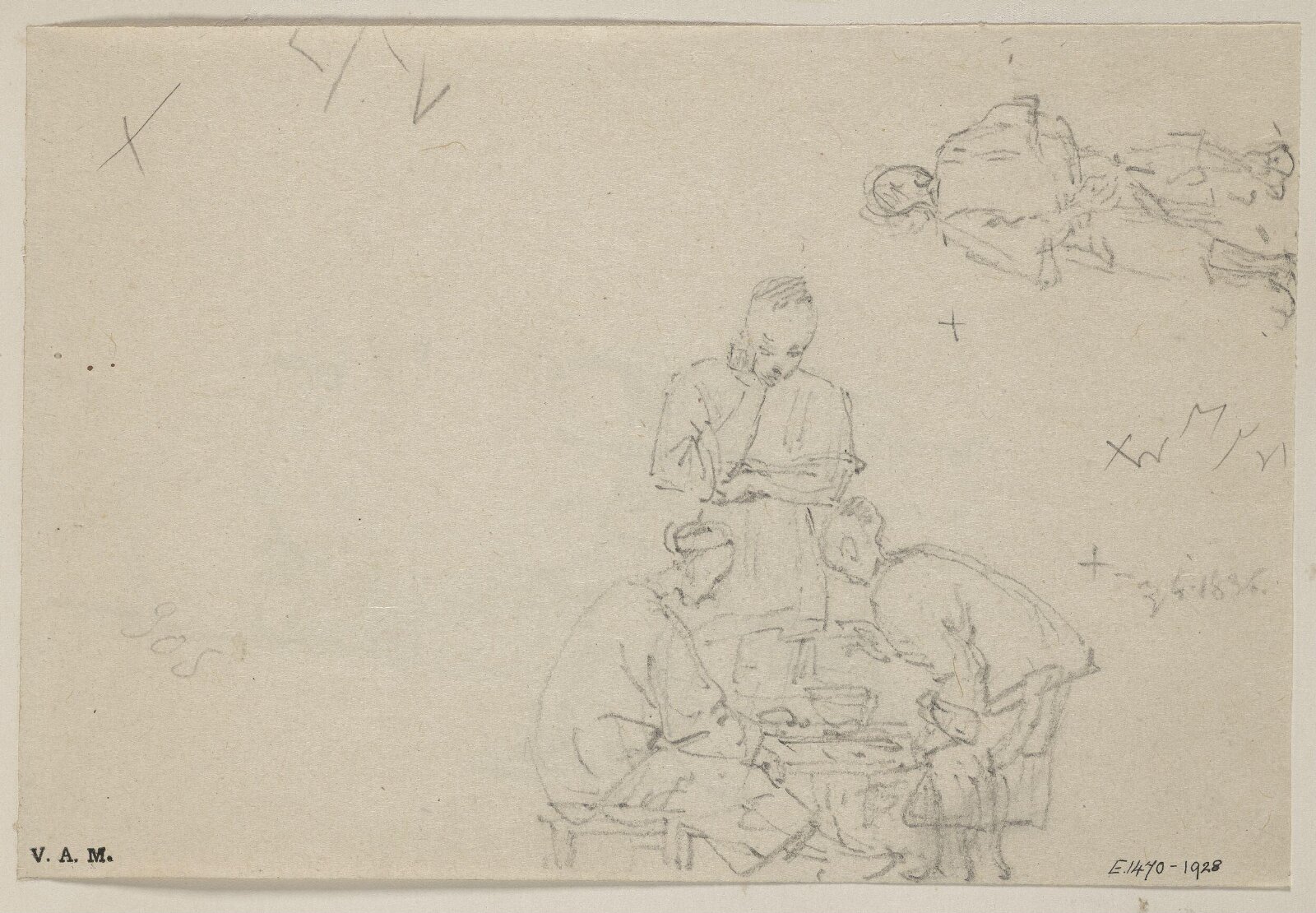 Chinese figures, George Chinnery, 04/11/1836