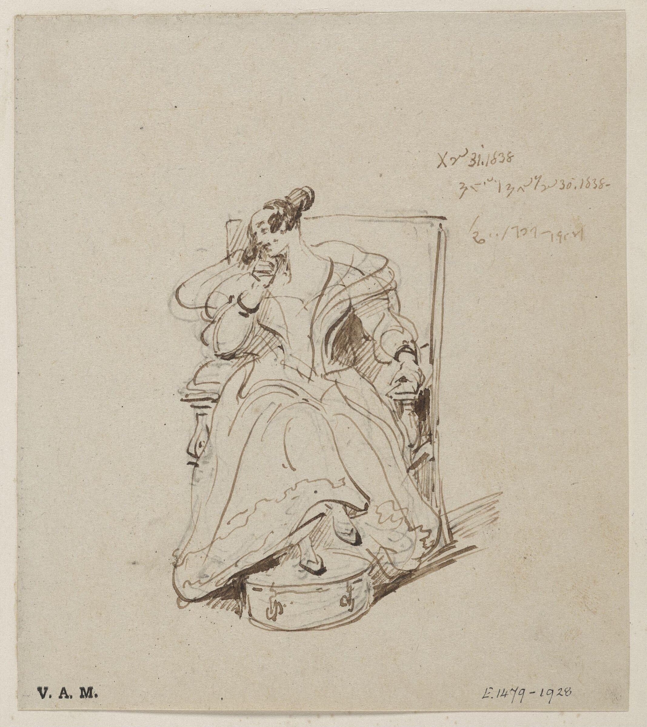 Drawing, George Chinnery, 1774-1852