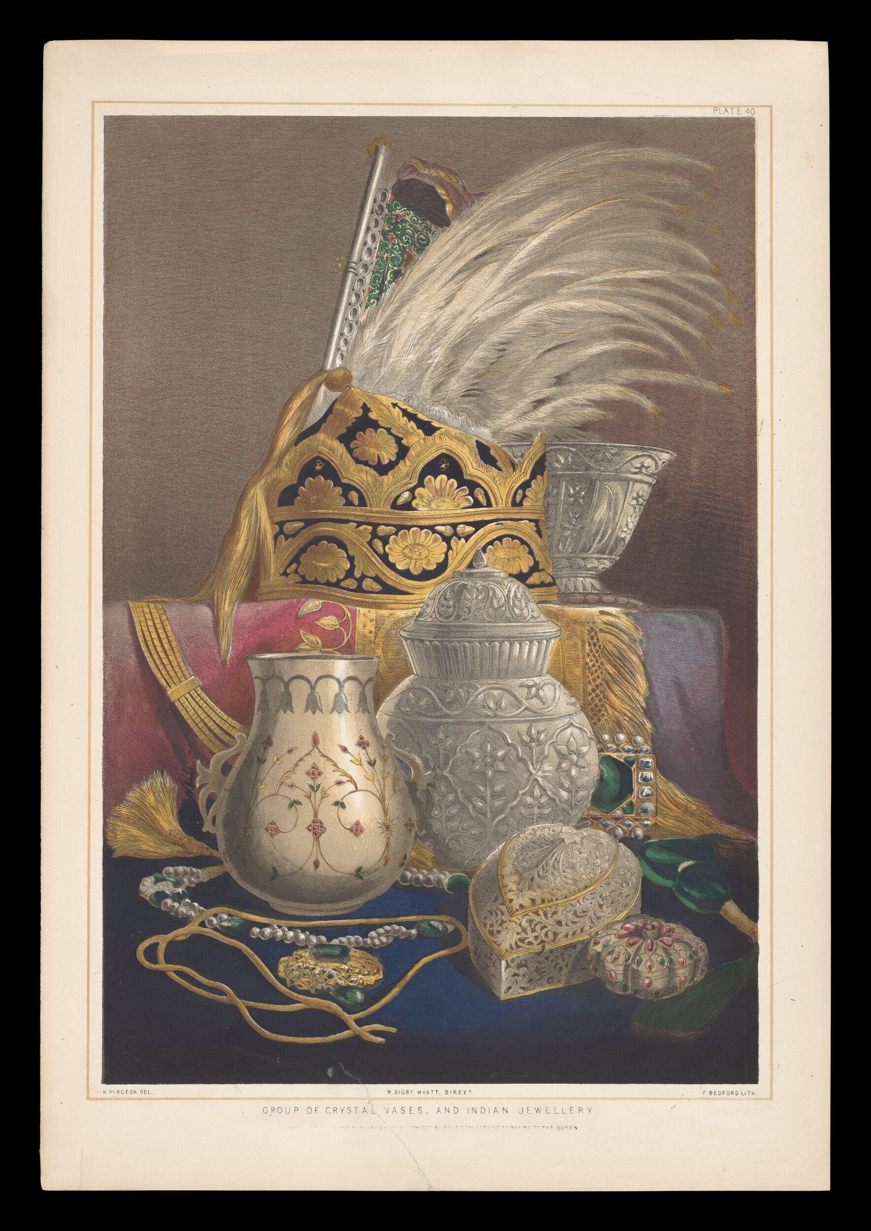 The industrial arts of the nineteenth century : a series of illustrations of the choicest specimens produced by every nation at the Great Exhibition of the Works of Industry, 1851 ; dedicated, by permission, to his Royal Highness the Prince Albert / by M. Digby Wyatt, architect