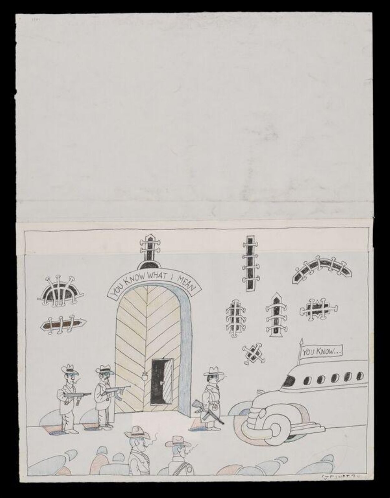 Untitled, Saul Steinberg, 1987-8