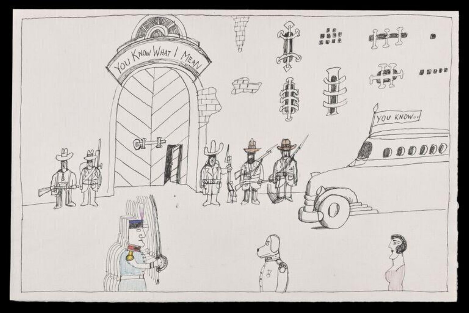 Untitled, Saul Steinberg, 1987-8