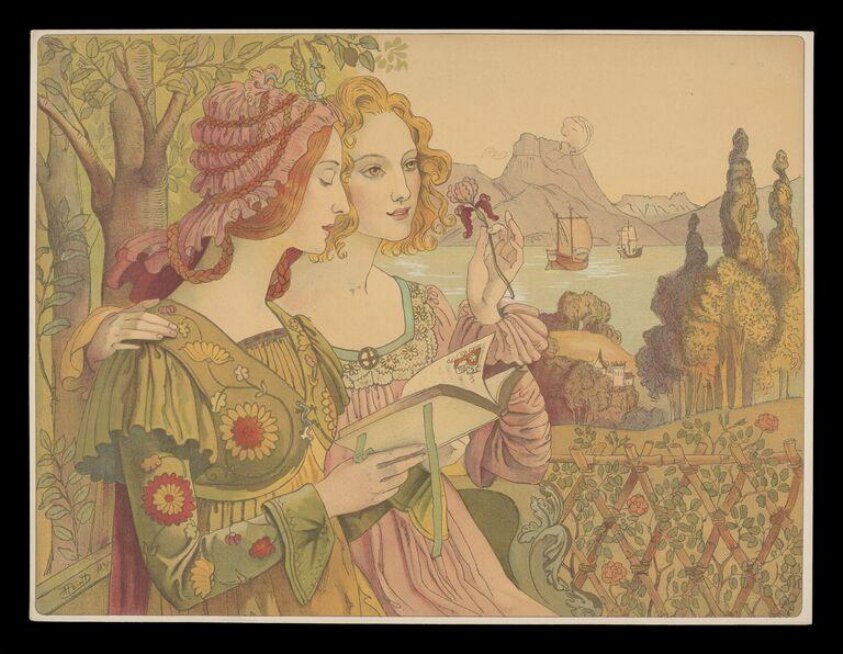 Legende Dorée (Golden Legend) (1897) by Armand Point
