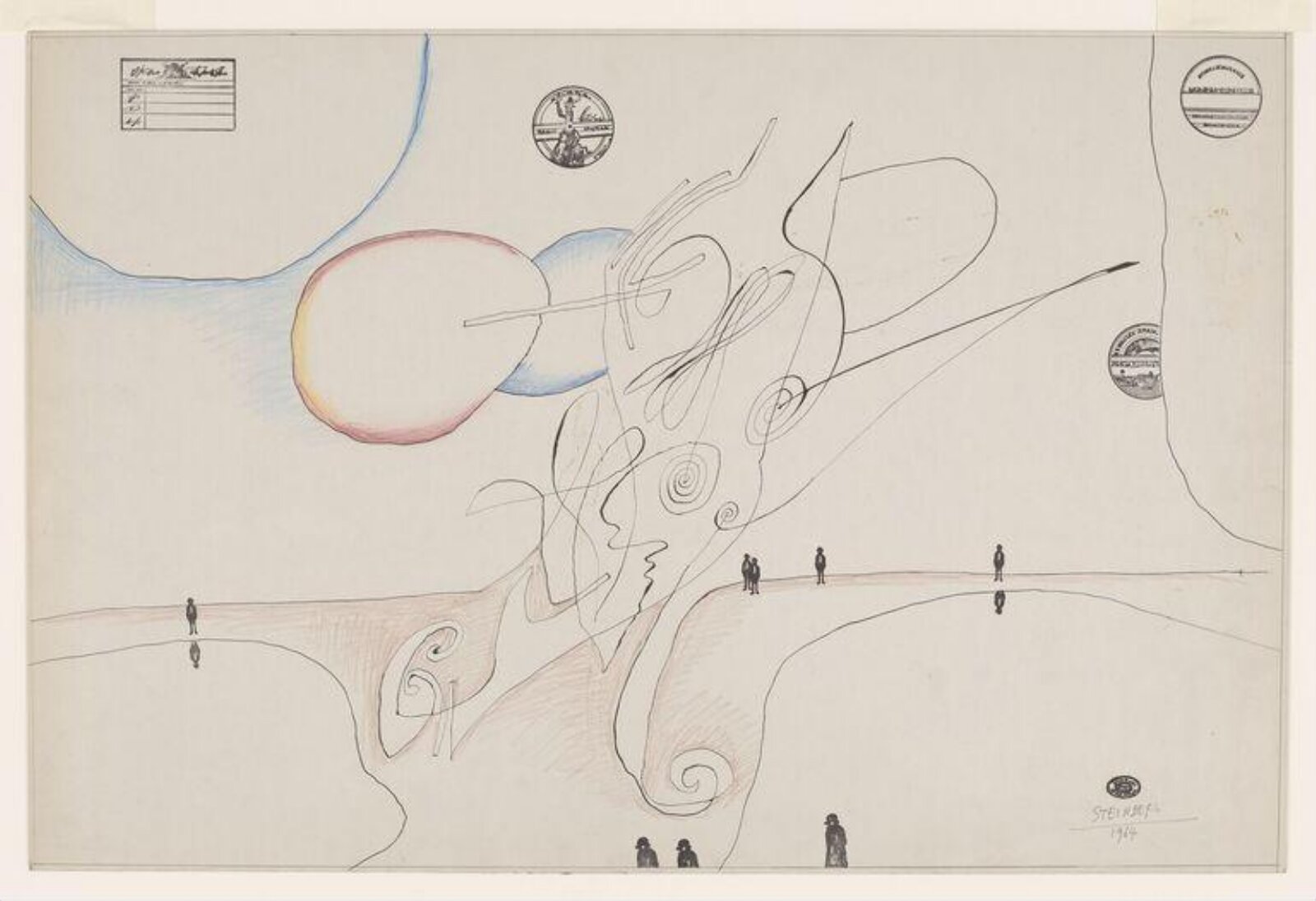 Horizon, Saul Steinberg, 1964