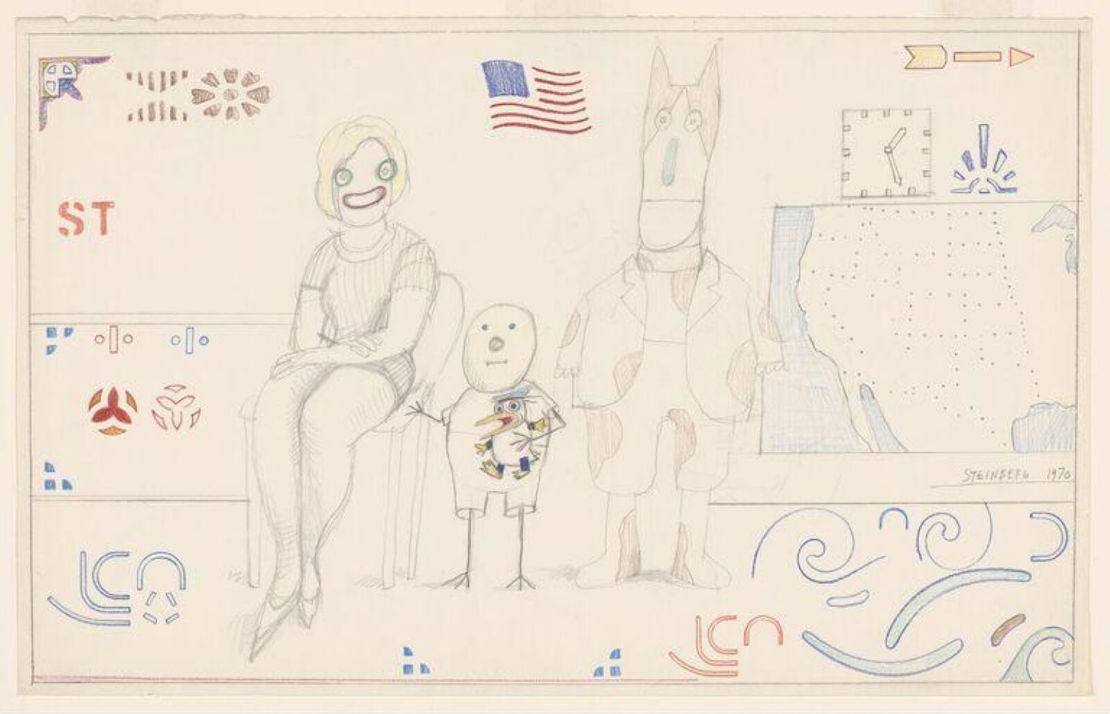 Untitled, Saul Steinberg, 1970