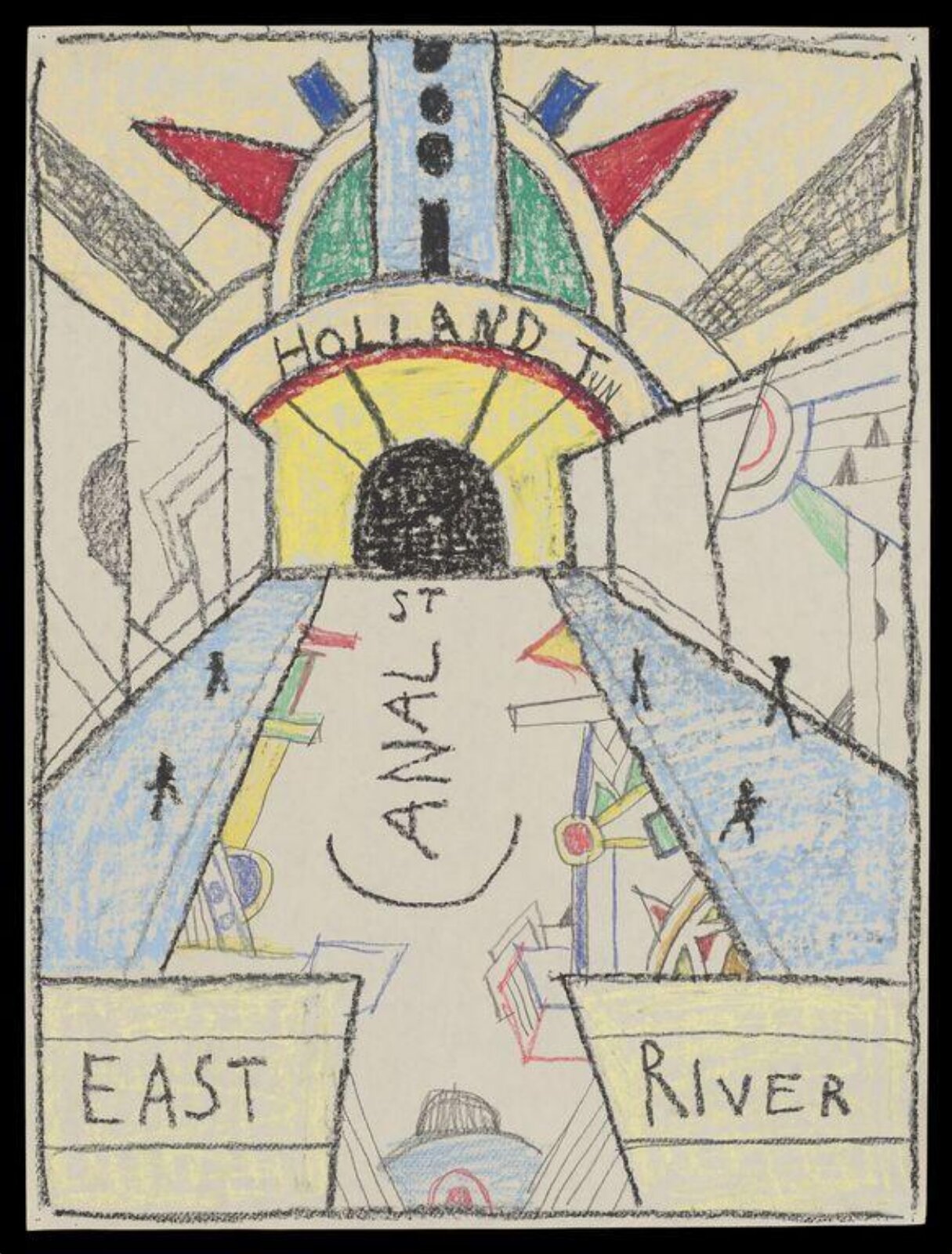 Untitled, Saul Steinberg, 1988-90