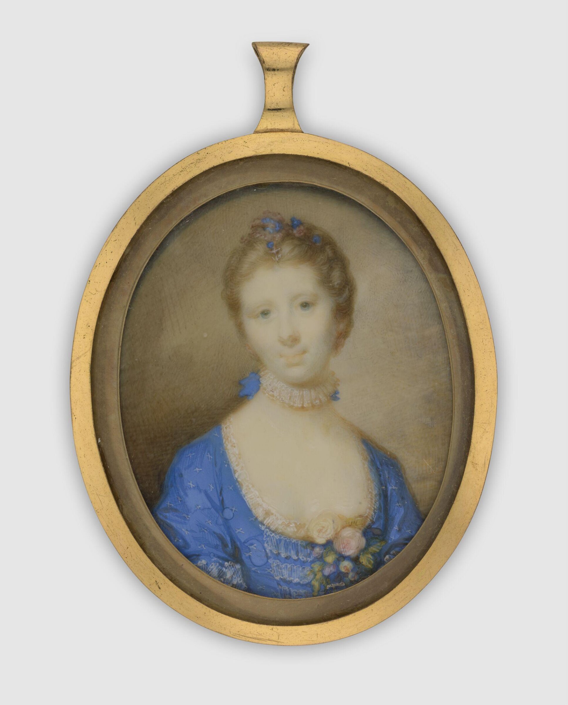 Portrait miniature of an unknown woman, Jeremiah Meyer, ca. 1755-1789