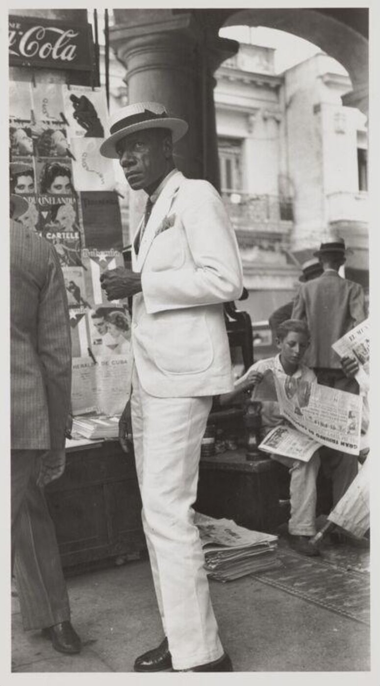 Walker Evans, Citizen in Downtown Havana, Cuba