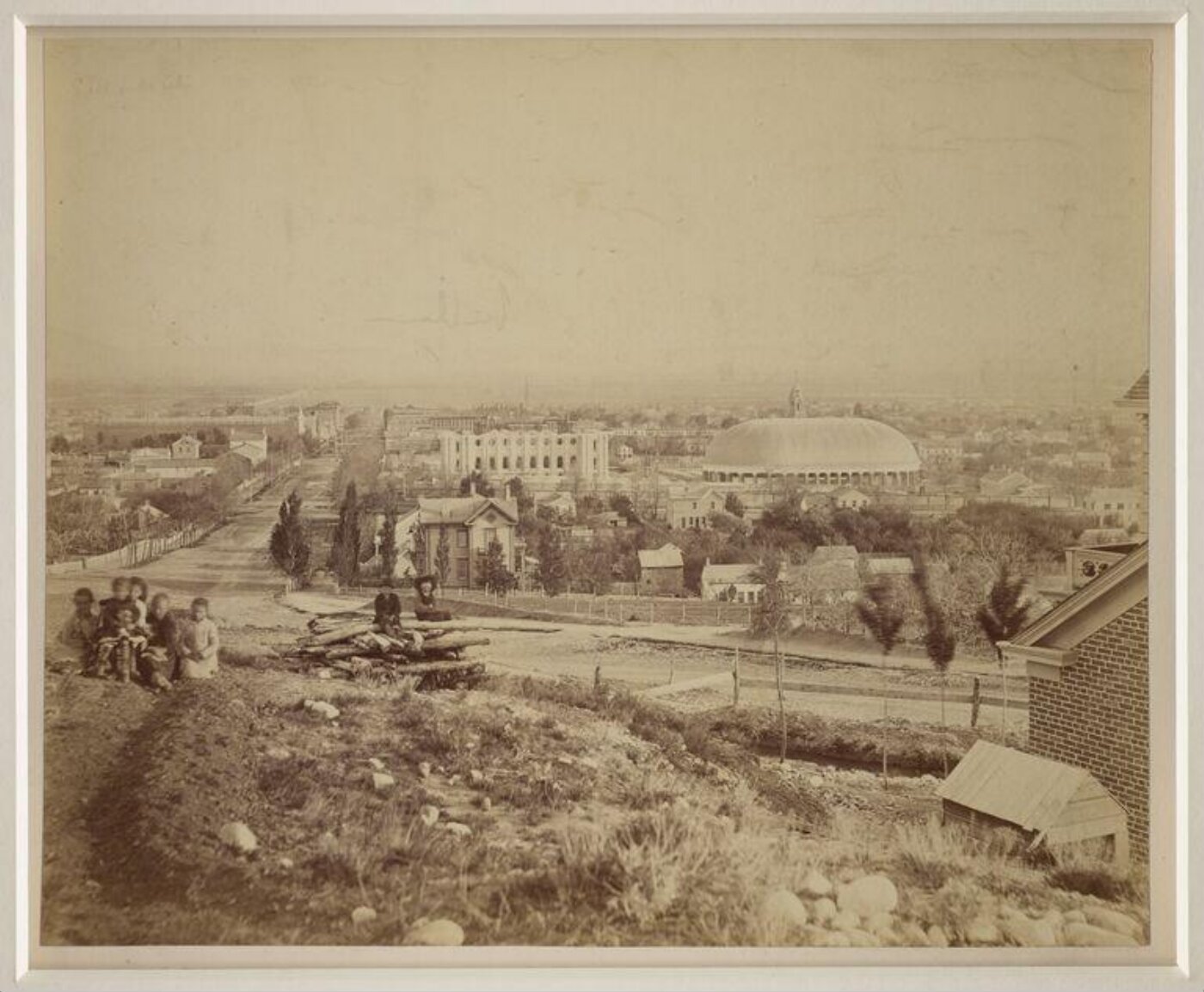 Unknown, Salt Lake City, Utah. Mormons and Mormon Tabernacle