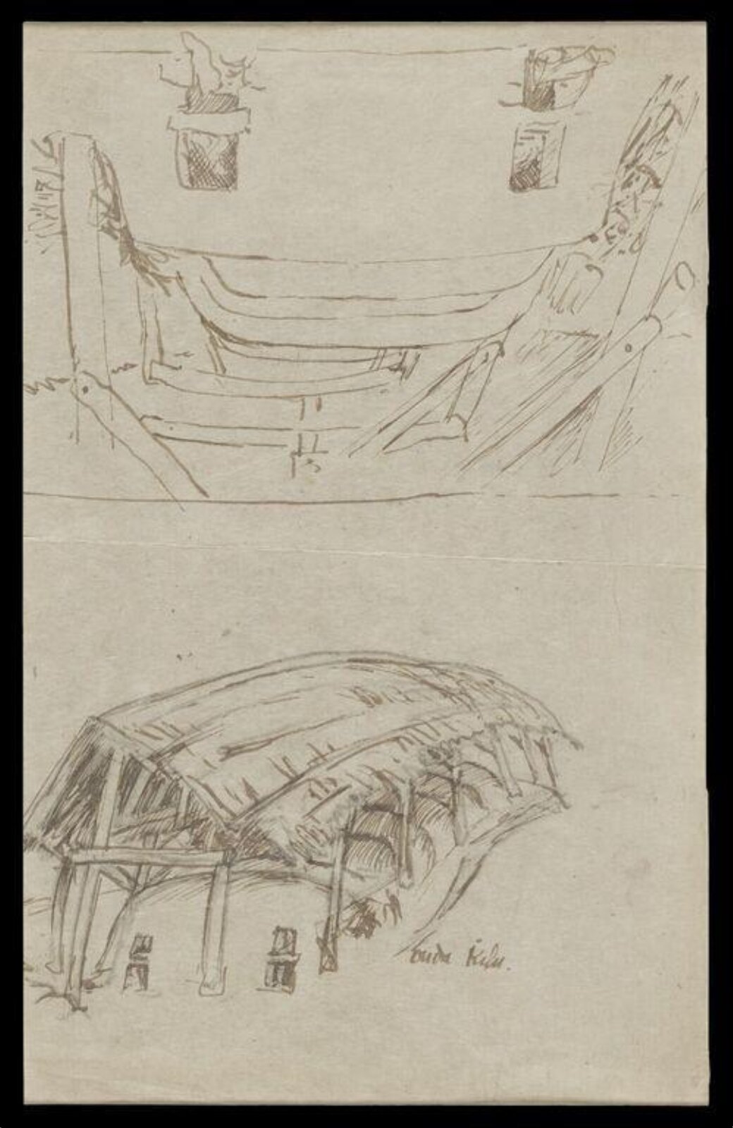 Drawing, Bernard Leach, 1954