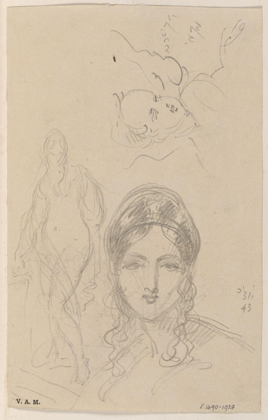 George Chinnery, Sketches of Western figures