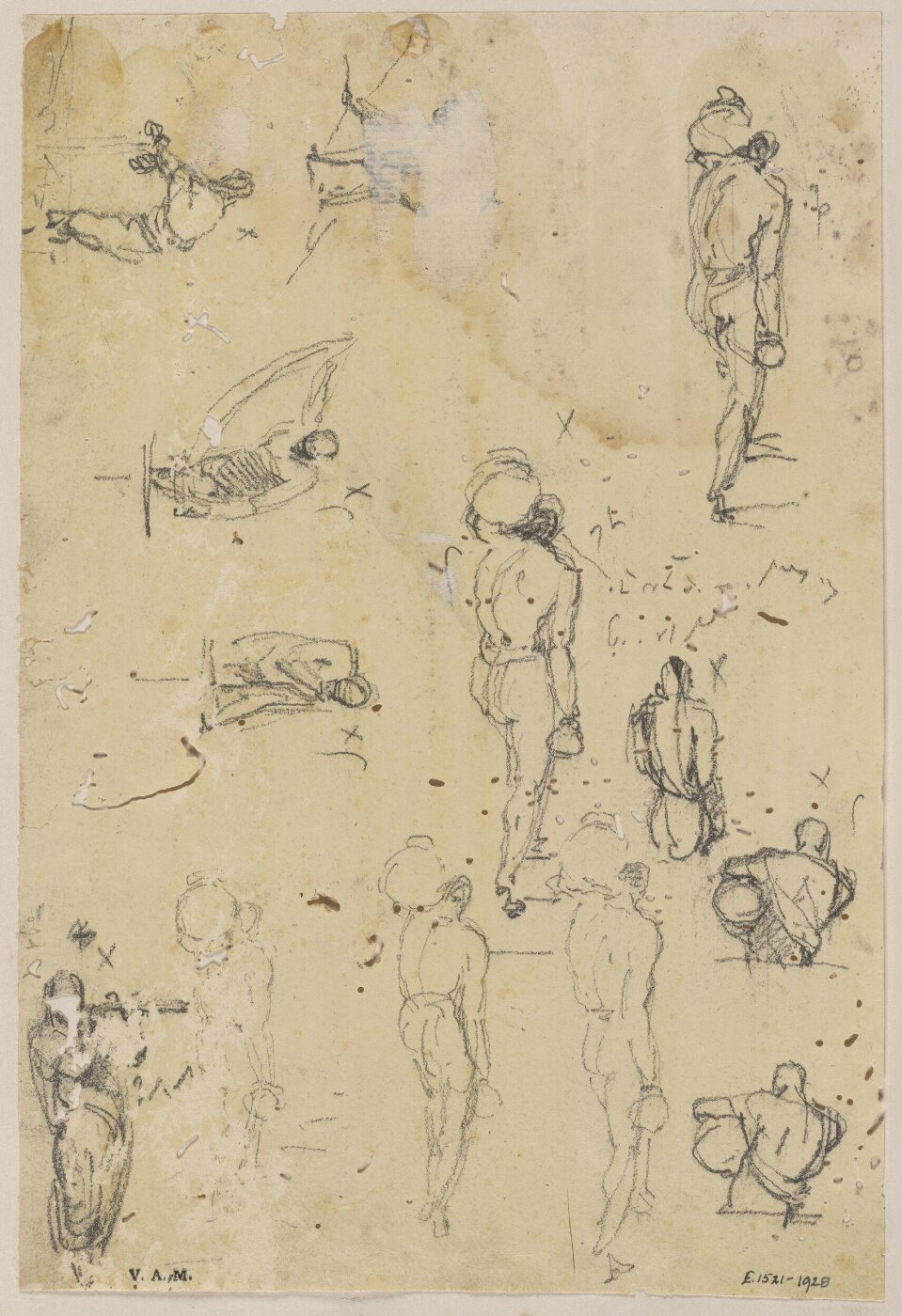 George Chinnery, Sketches of Indian figures