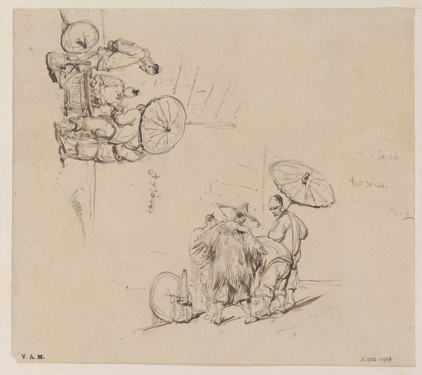 Drawing, George Chinnery, 1774-1852