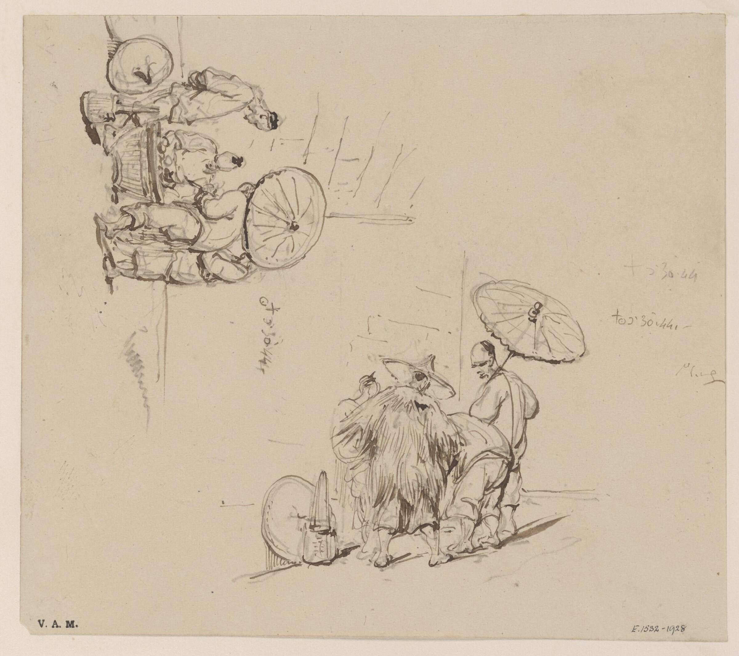 Drawing, George Chinnery, 1774-1852