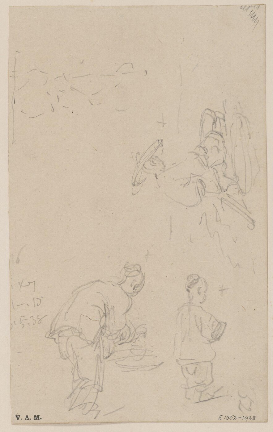 George Chinnery, Sketches of Chinese figures