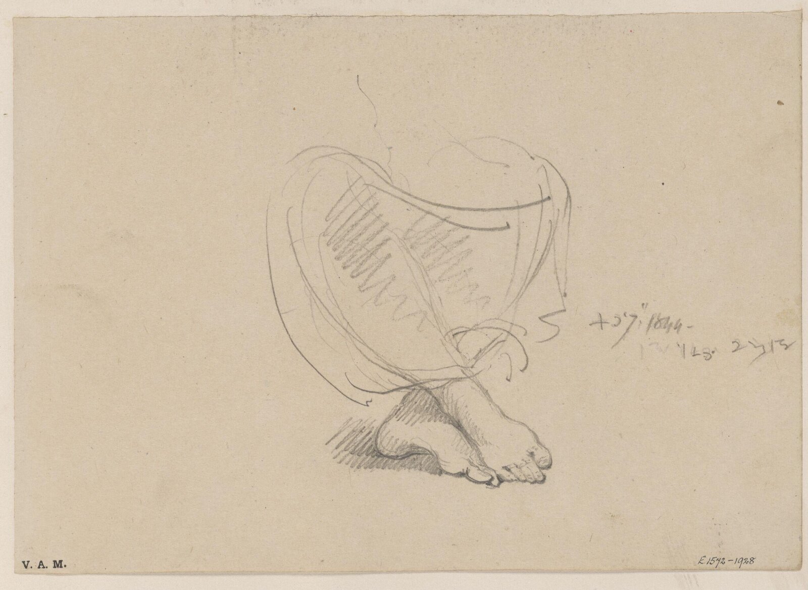 A woman's feet, George Chinnery, 07/05/1844