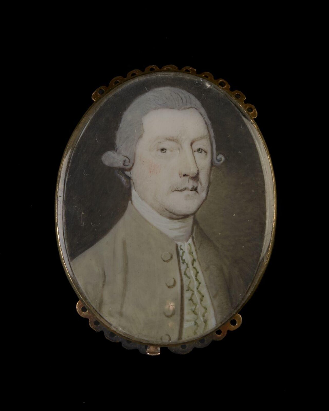 Portrait miniature, 1750