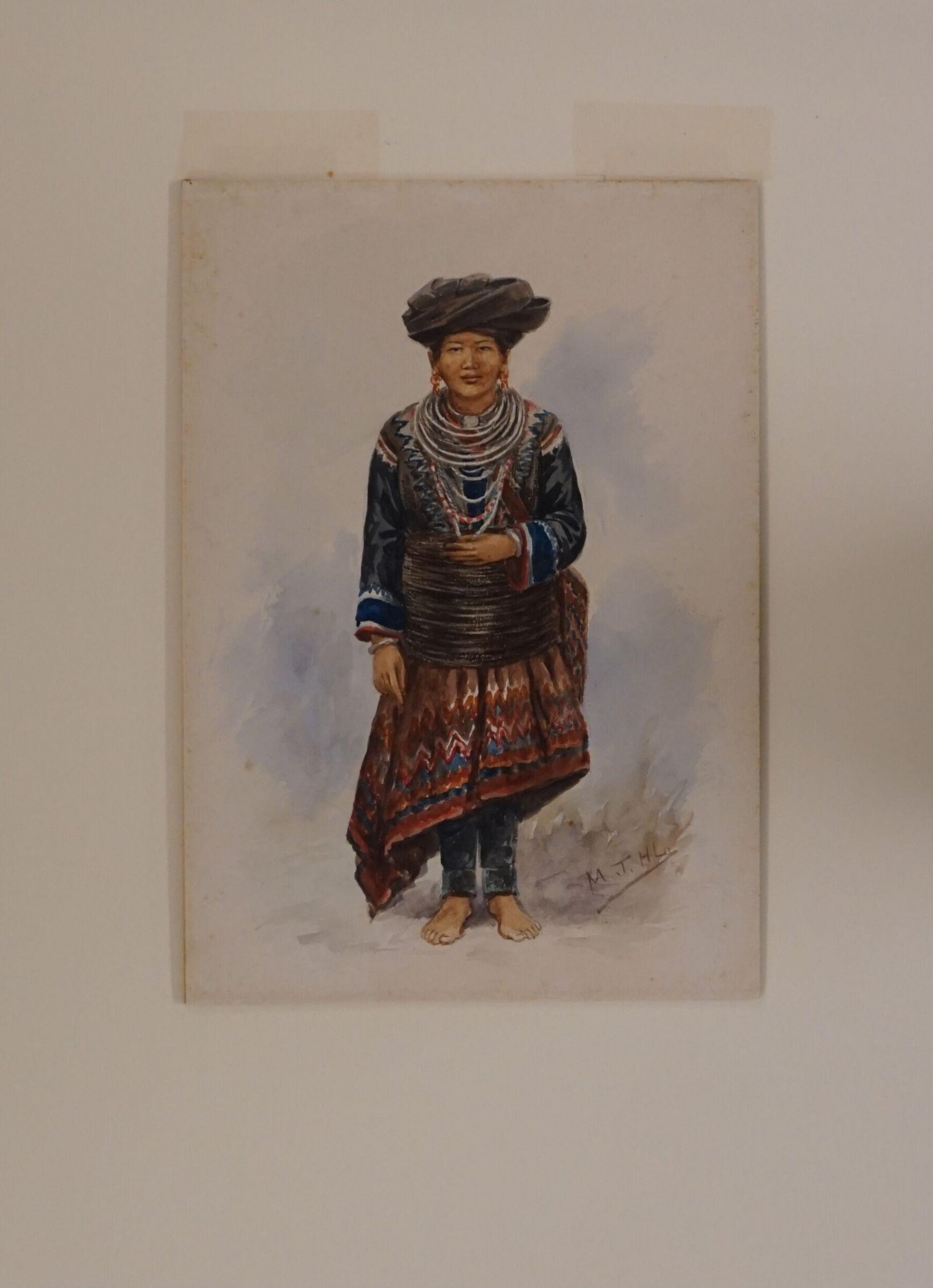 Watercolour, Maung Tin Hla, 1902-1904