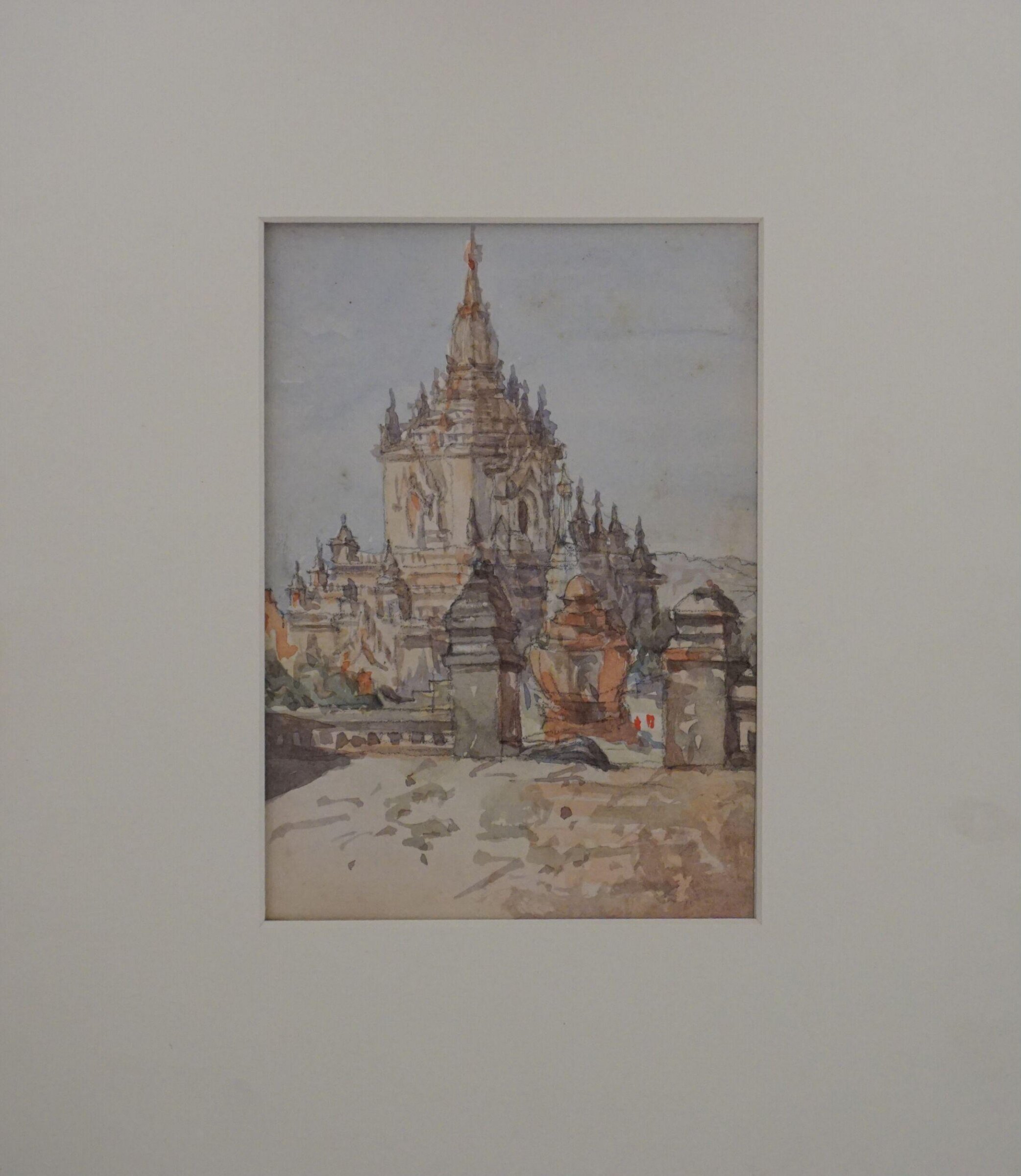 Watercolour, Captain Braxton Sinclair, ca. 1920