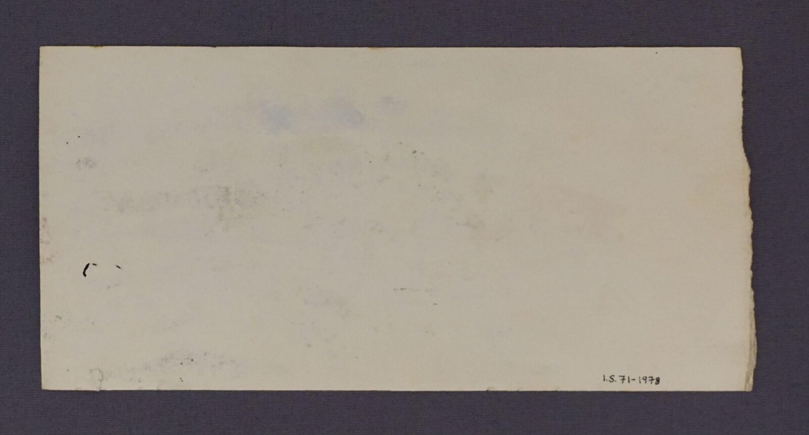 Watercolour, Captain Braxton Sinclair, ca. 1920