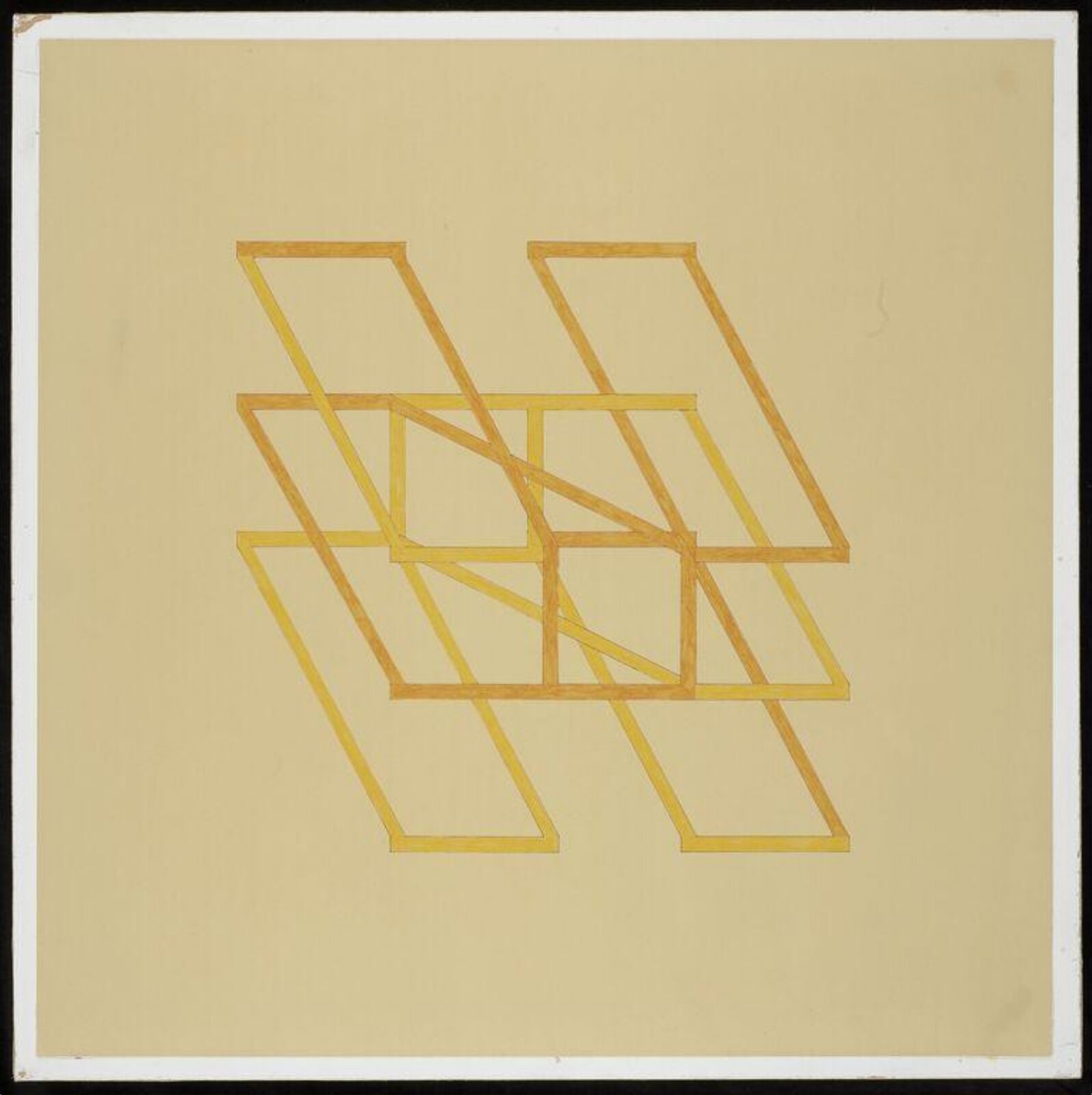 Drawing for Relief 1967-68, Gillian Wise, 1967-68
