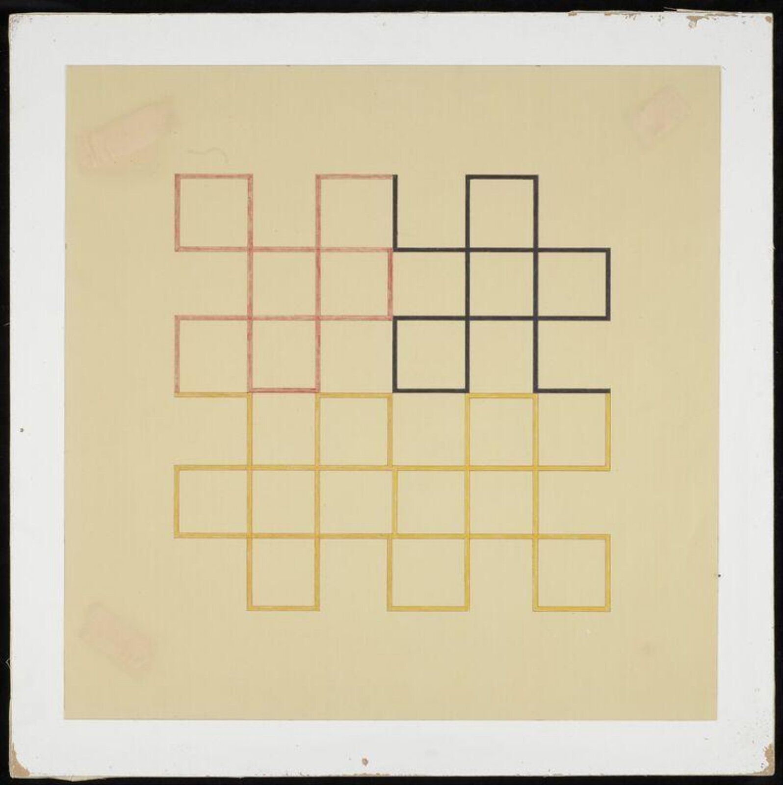 Drawing for Relief 1967-68, Gillian Wise, 1967-68