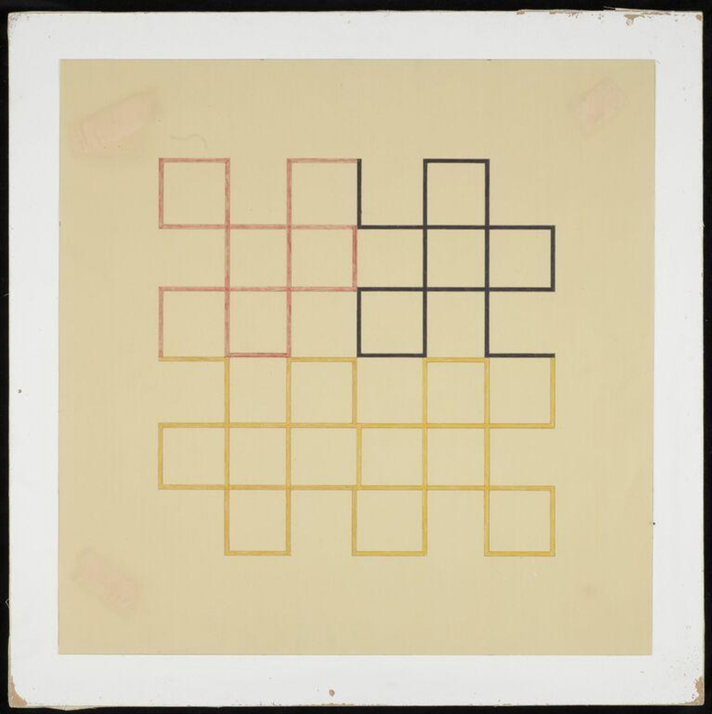 Drawing for Relief 1967-68, Gillian Wise, 1967-68