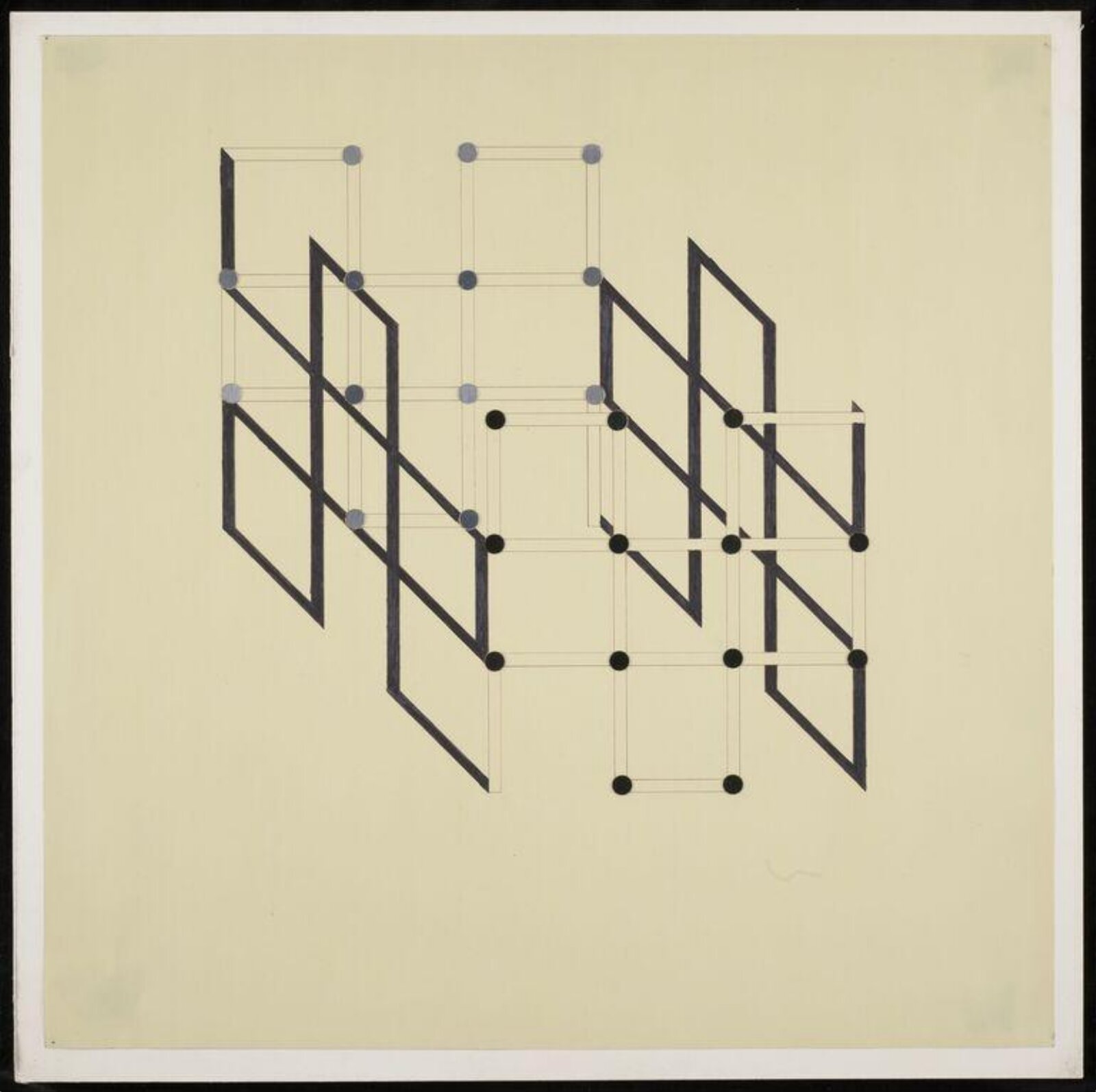 Drawing for Relief 1967-68, Gillian Wise, 1968