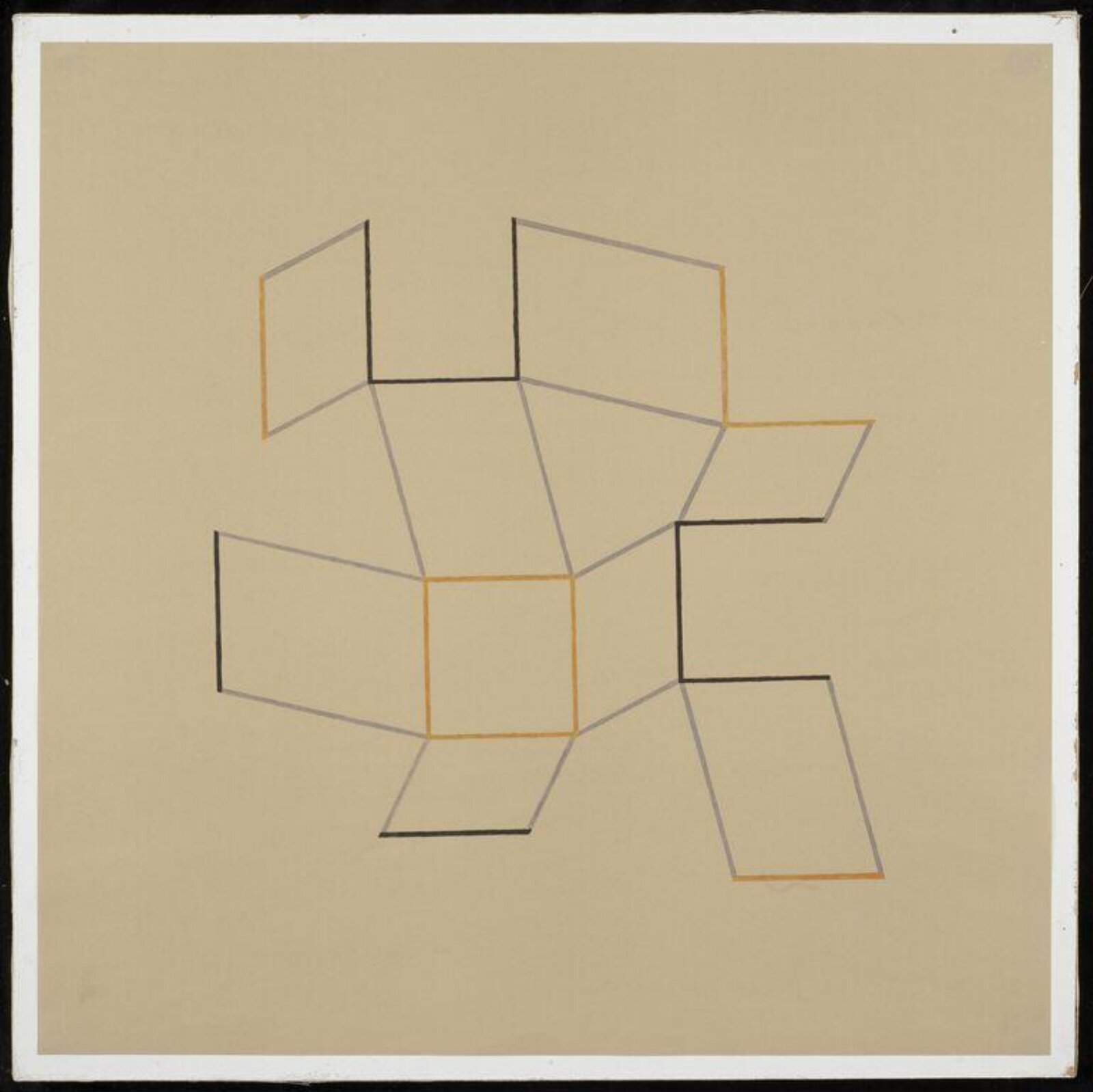 Drawing for Relief 1967-68, Gillian Wise, 1967-68
