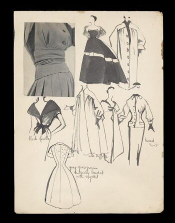 dior green park dress 1961 Marc Bohan's 1961 Christian Dior haute couture collection