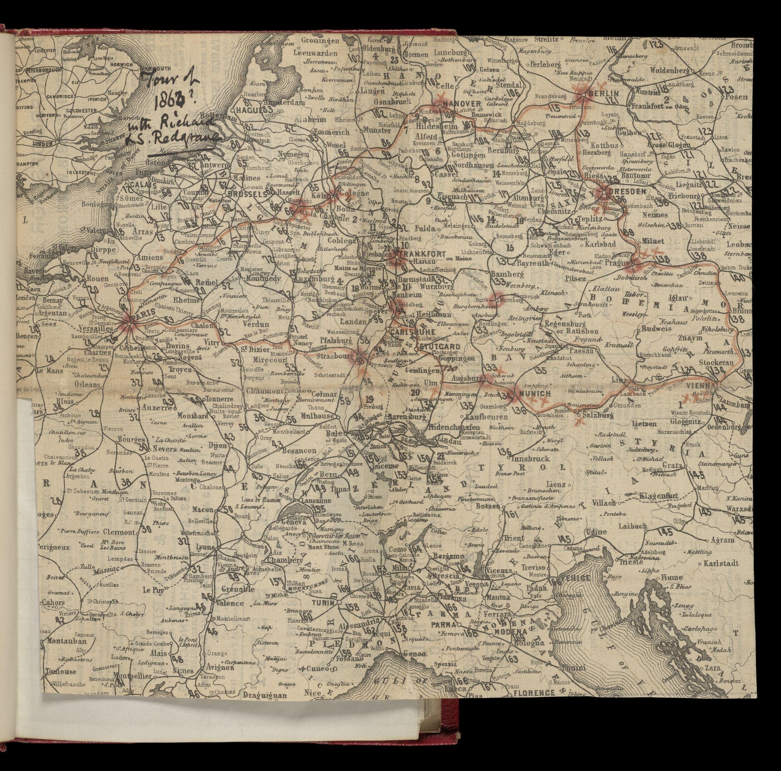 Notes of a journey to Vienna and back in October and November, MDCCCLXIII...