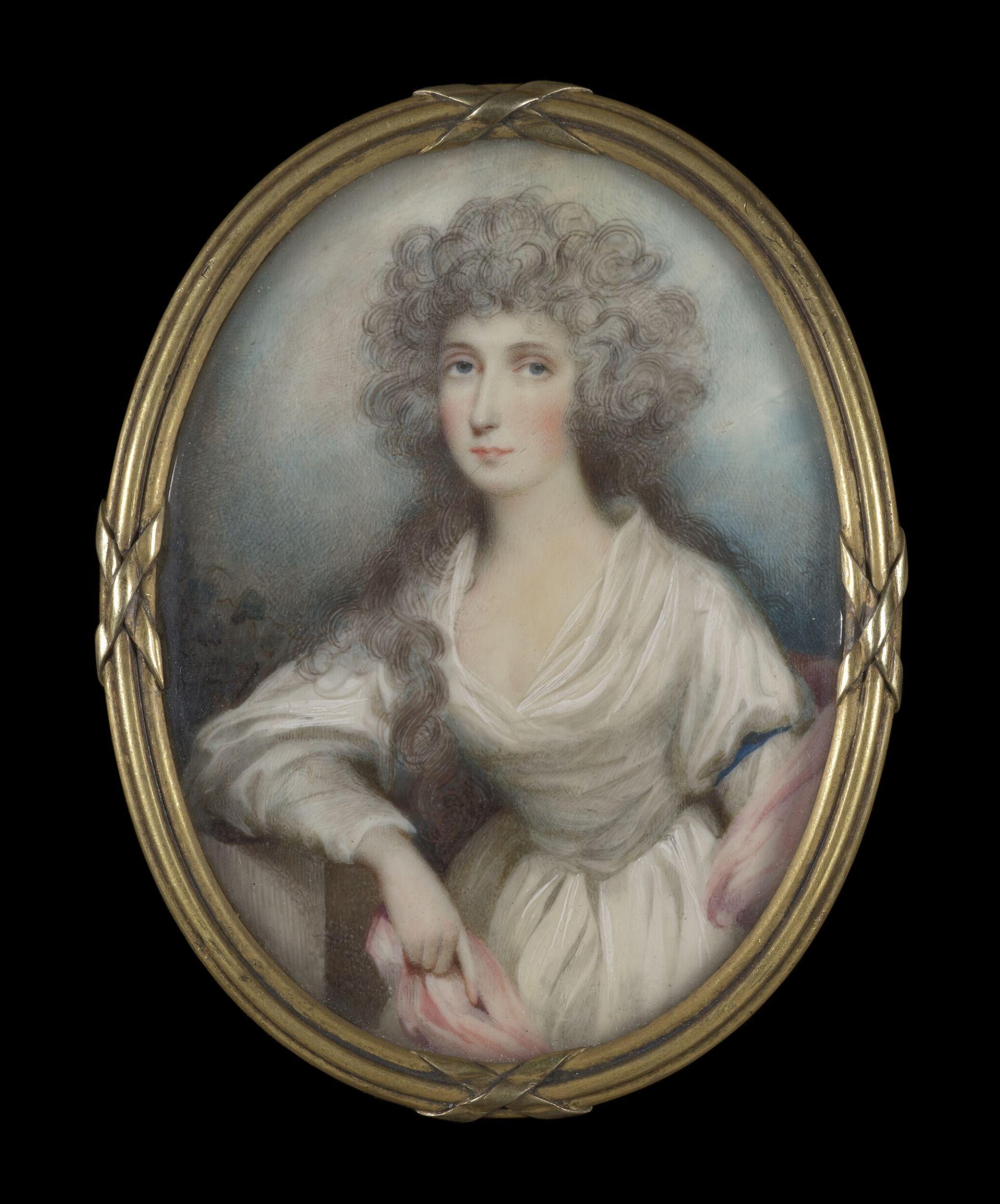 Portrait miniature of the Honorable Mrs. Peirse, born Charlotte Grace, Andrew Plimer, 1787