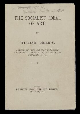 The Socialist Ideal of Art