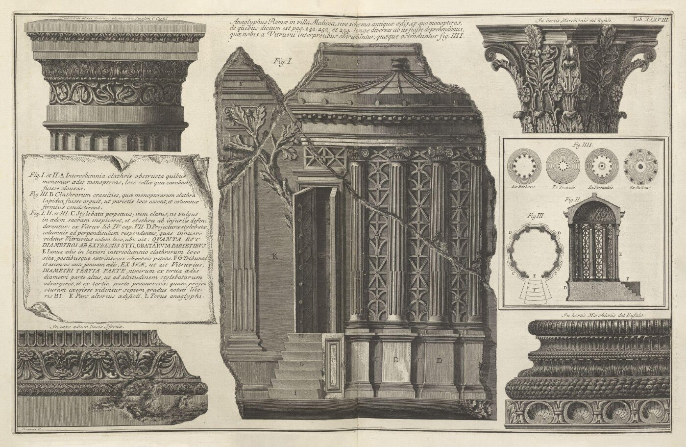 Giovanni Battista Piranesi, On the Grandeur and the Architecture of the Romans