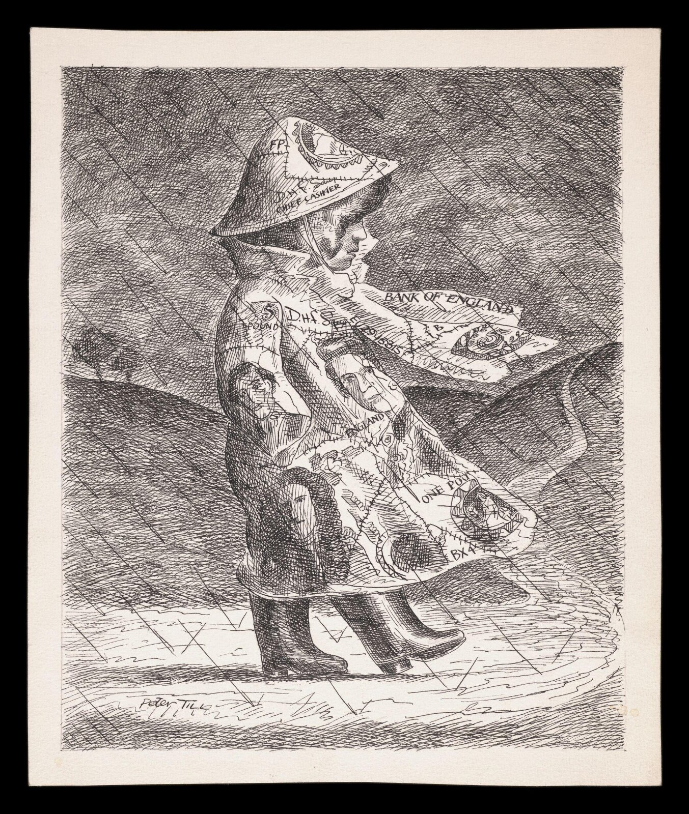 Drawing, Peter Till, 1982-1983